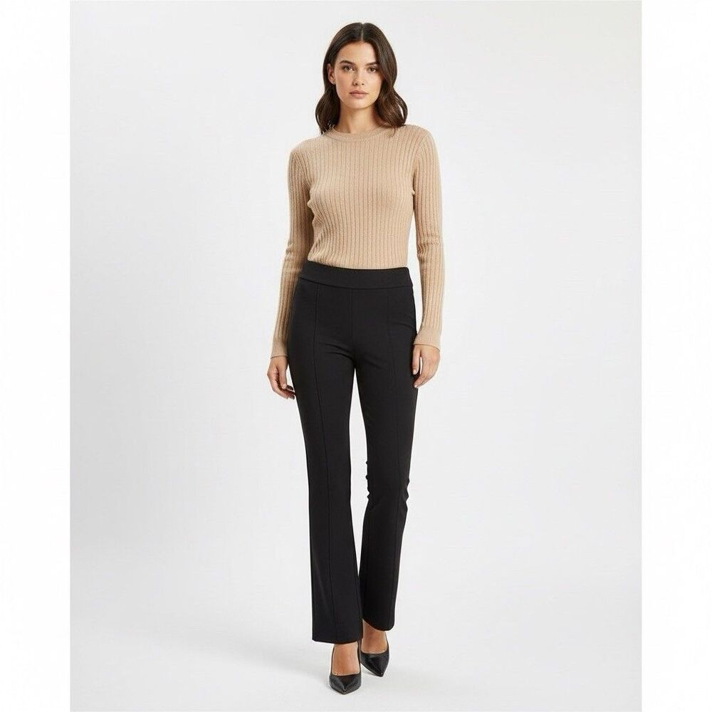 Maje Margot Kick Flare Bootcut Pull-On Pant US S Structured Fit Parisian chic